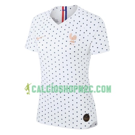 Francia Maglia Trasferta Mondiali calcio femminile 2019 Manica Corta